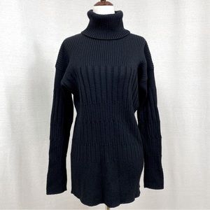 Anvers 100% Lana Wool Turtleneck Oversized Sweater